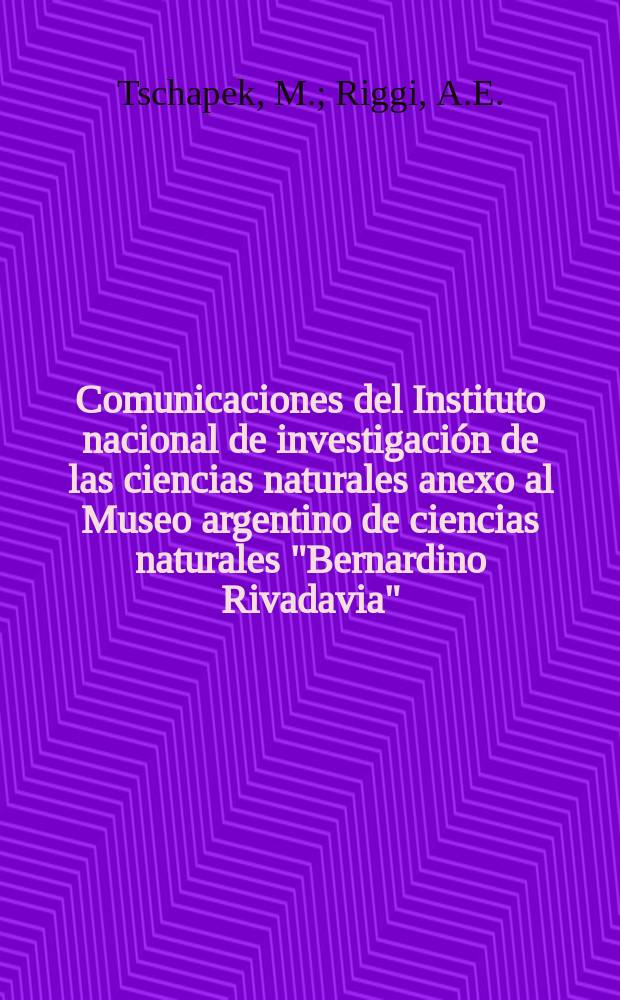 Comunicaciones del Instituto nacional de investigación de las ciencias naturales anexo al Museo argentino de ciencias naturales "Bernardino Rivadavia". T.1, №2 : Arcillas como base impermeable