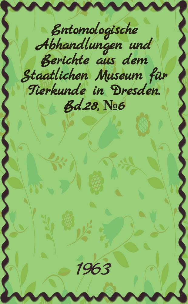 Entomologische Abhandlungen und Berichte aus dem Staatlichen Museum für Tierkunde in Dresden. Bd.28, №6 : Zur Synonymie der Borkenkäfer IX.209