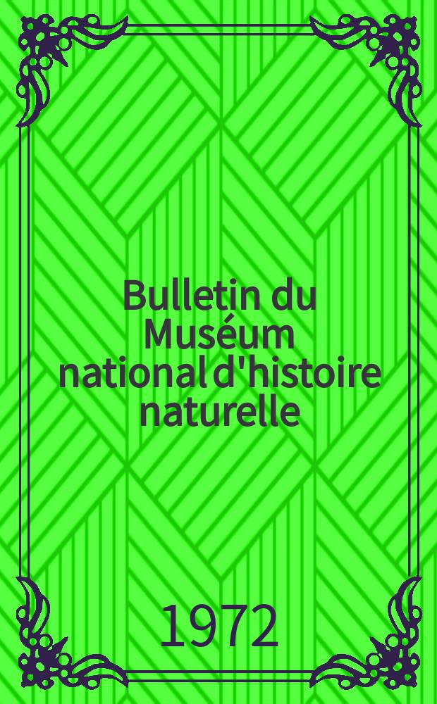 Bulletin du Muséum national d'histoire naturelle : Réunion des naturalistes du muséum. Série 3, № 43 : Pseudodifflugia senartensis n. sp. et Pseudodifflugia moderi n. sp., nouveaux Thecamoebiens édaphiques (Phizopoda Testacea)