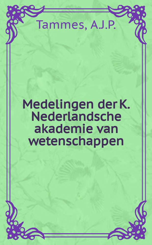 Medelingen der K. Nederlandsche akademie van wetenschappen : Afd. letterkunde. Het universele rechtsstelsel beschreven aan de hand van een classificatie
