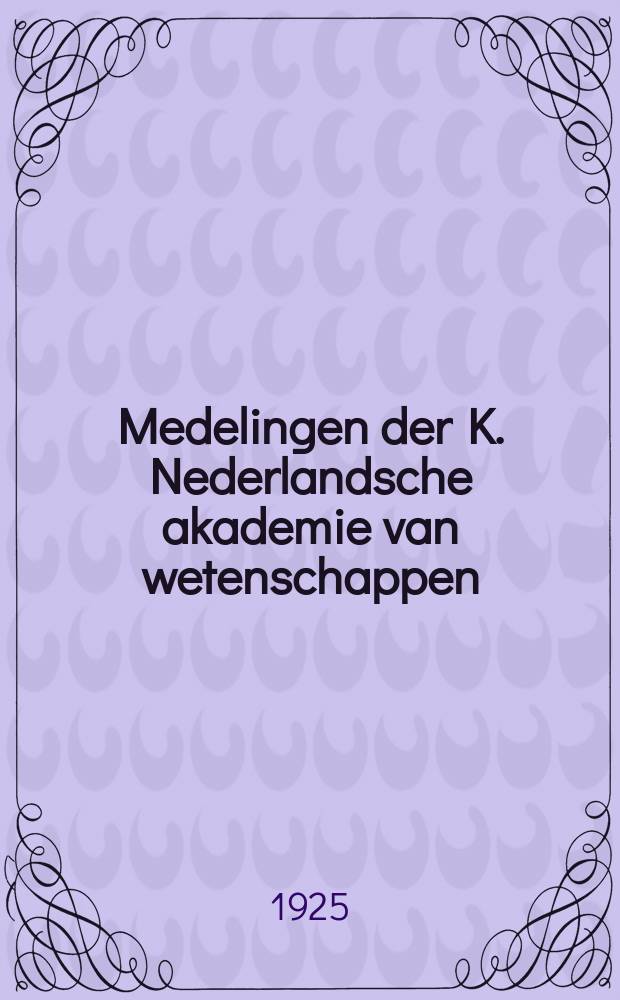 Medelingen der K. Nederlandsche akademie van wetenschappen : Afd. letterkunde. The second commandment