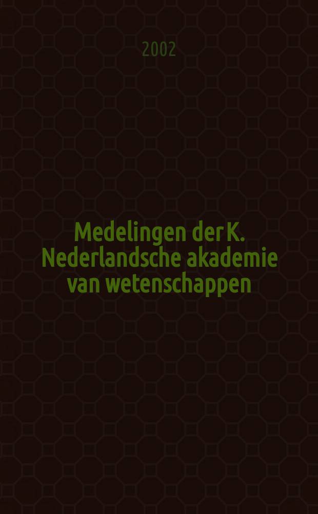 Medelingen der K. Nederlandsche akademie van wetenschappen : Afd. letterkunde. The logic of thinking