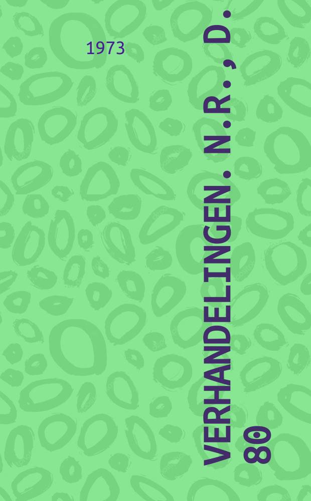 Verhandelingen. N.R., D. 80 : Balinese Bauddha Brahmans