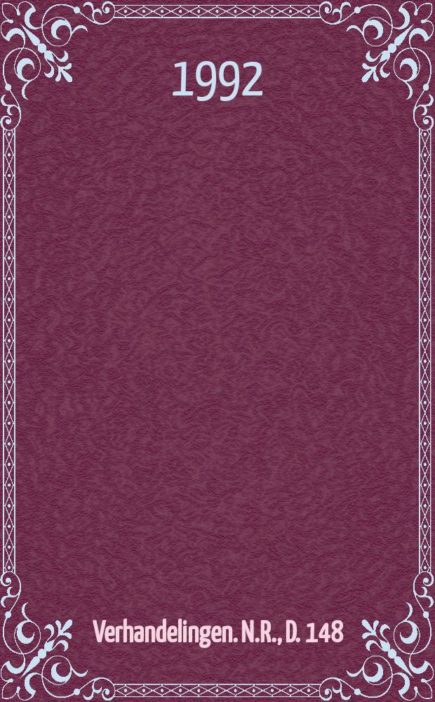 Verhandelingen. N.R., D. 148 : Cognitio gestorum