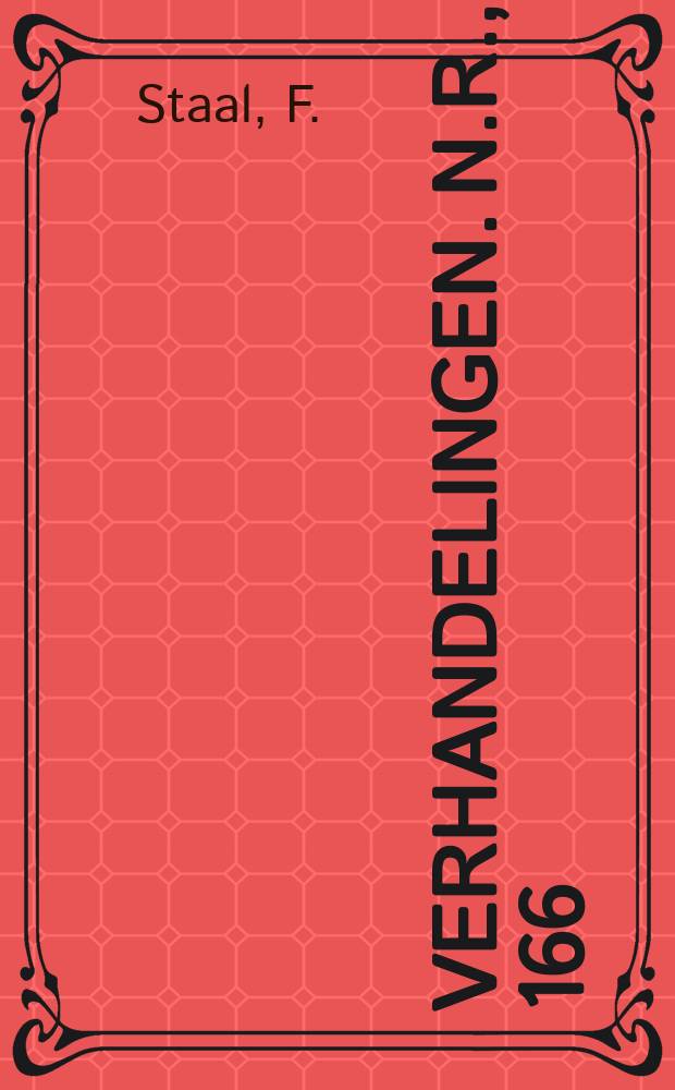 Verhandelingen. N.R., D. 166 : Mantras between fire and water