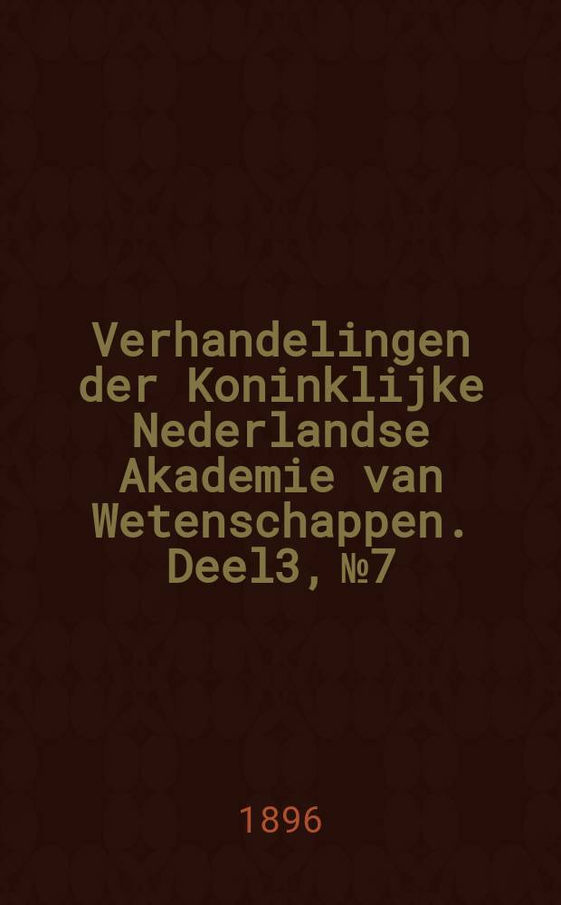 Verhandelingen der Koninklijke Nederlandse Akademie van Wetenschappen. Deel3, №7 : De merkwaardige punten van den ingeschreven veelhoek