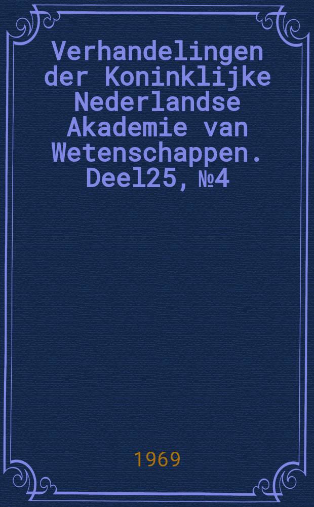 Verhandelingen der Koninklijke Nederlandse Akademie van Wetenschappen. Deel25, №4 : Foraminiferal assemblages from the Lias of north western Europe