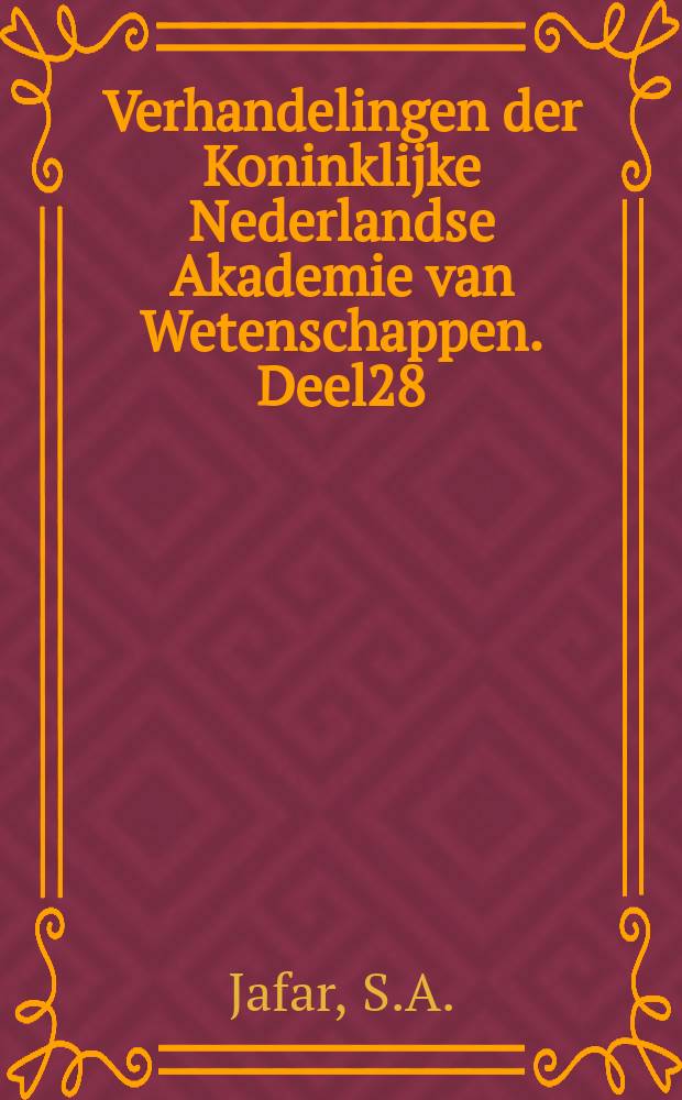 Verhandelingen der Koninklijke Nederlandse Akademie van Wetenschappen. Deel28 : Calcareous nannoplankton from the Miorene