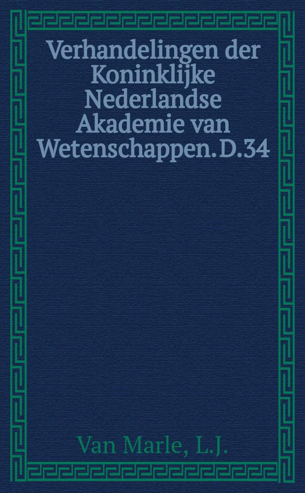 Verhandelingen der Koninklijke Nederlandse Akademie van Wetenschappen. D.34 : Eastern Indonesian late Cenozoic smaller benthic...