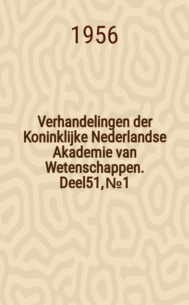 Verhandelingen der Koninklijke Nederlandse Akademie van Wetenschappen. Deel51, №1 : Rubi Neerlandici