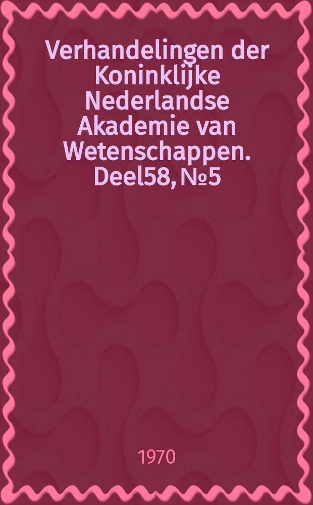 Verhandelingen der Koninklijke Nederlandse Akademie van Wetenschappen. Deel58, №5 : The Green turtle in the Gulf of Aden and Seychelles Islands