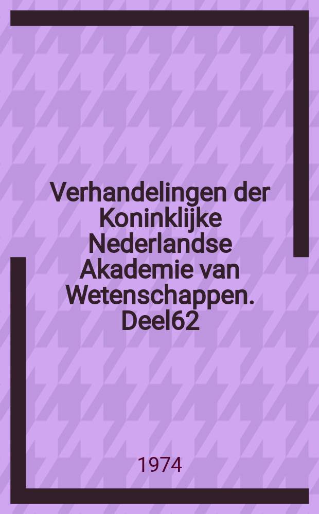 Verhandelingen der Koninklijke Nederlandse Akademie van Wetenschappen. Deel62 : Check lict of European polypores