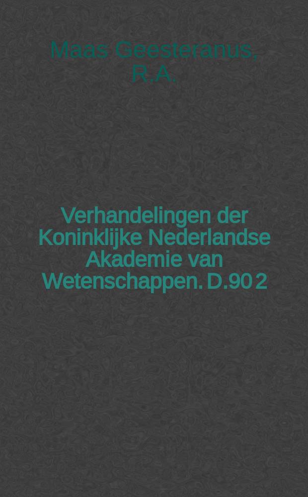 Verhandelingen der Koninklijke Nederlandse Akademie van Wetenschappen. D.90[2] : Mycenas of the Northern Hemisphere 2