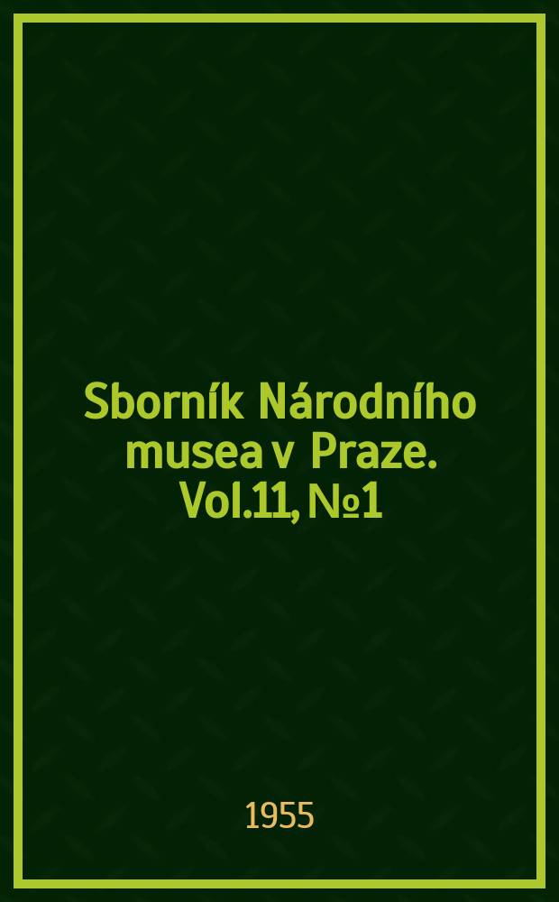 Sborník Národního musea v Praze. Vol.11, №1 : The phylogeny and taxonomy of the family Encyrtidae (Hym. Chalcidoidea)
