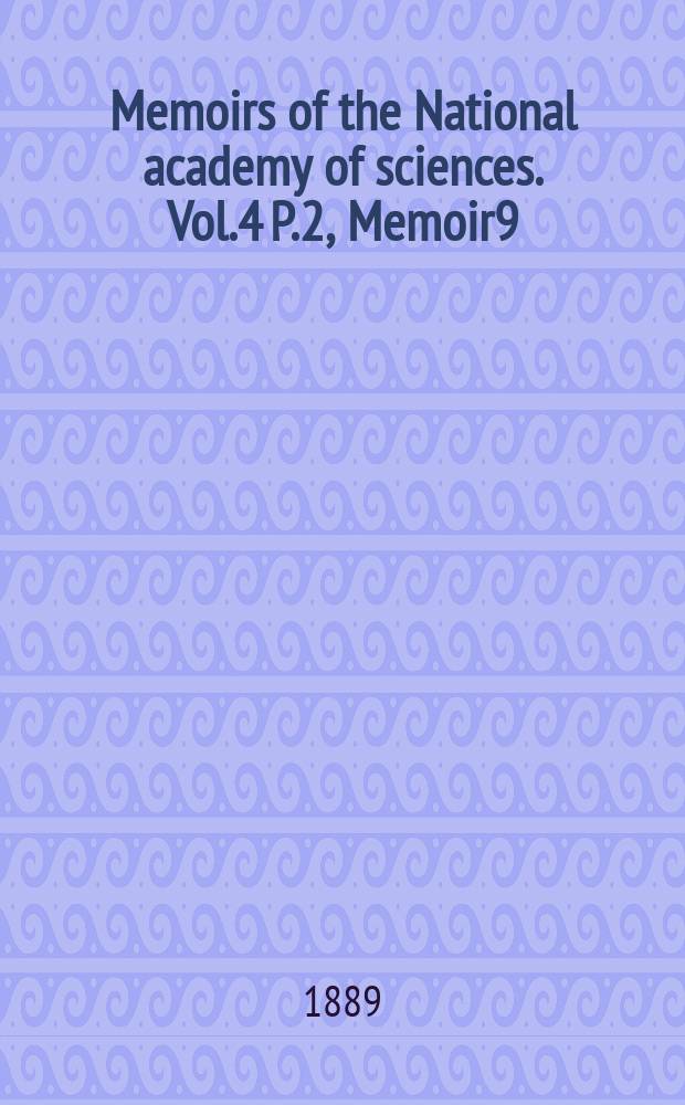 Memoirs of the National academy of sciences. Vol.4 P.2, Memoir9 : The temperature of the moon
