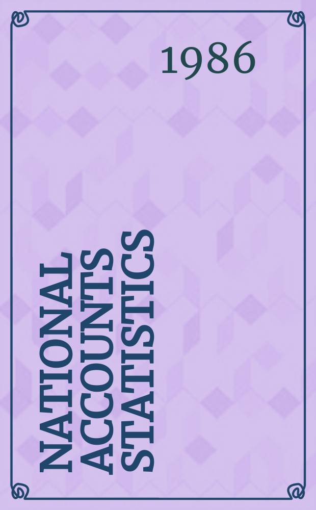 National accounts statistics : Main aggregates and detailed tables