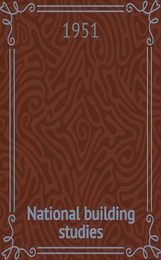 National building studies : Special report. №12 : Mining subsidence effects on small houses