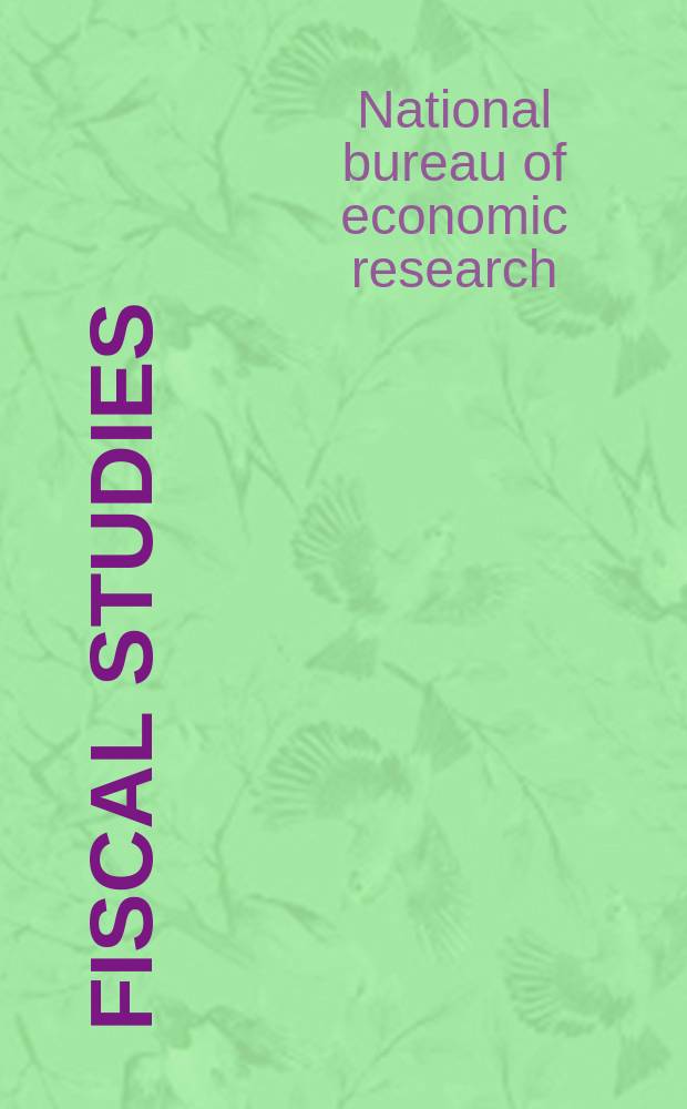 Fiscal studies