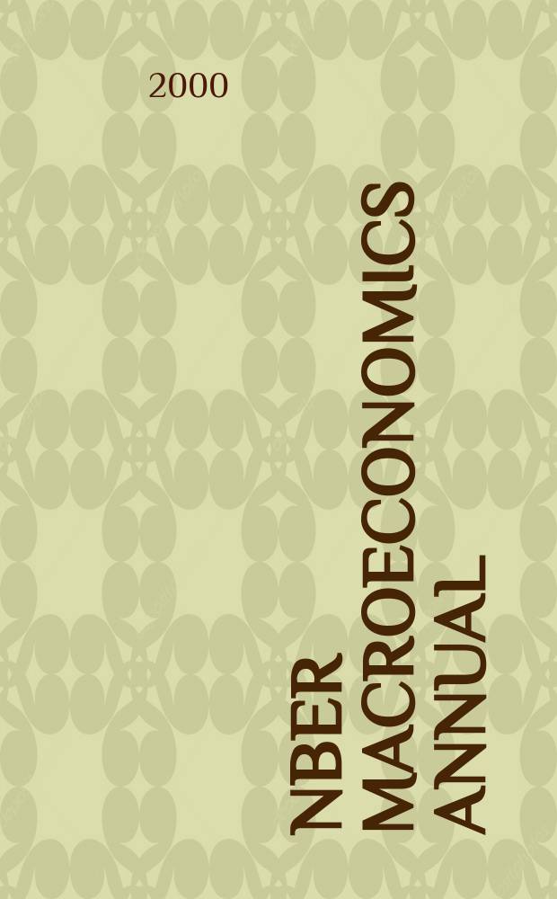 NBER macroeconomics annual