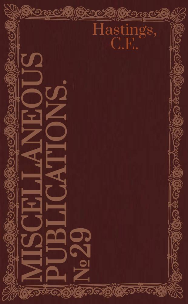Miscellaneous publications. №29 : Handbook of unionid mussels in Kansas