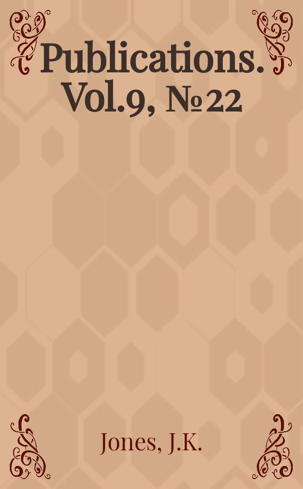 [Publications]. Vol.9, №22 : Review of the insectivores of Korea