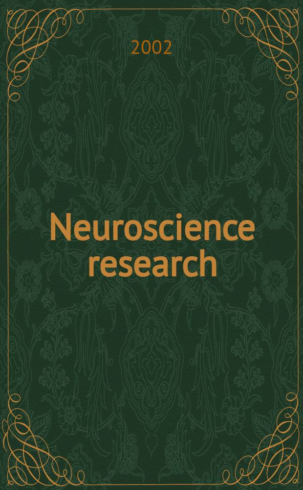 Neuroscience research : The offic. j. of the Japan neuroscience soc. Vol.44, №4