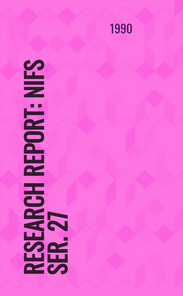 Research report : NIFS ser. 27 : Beam - driven currents in the 1/V regime ...