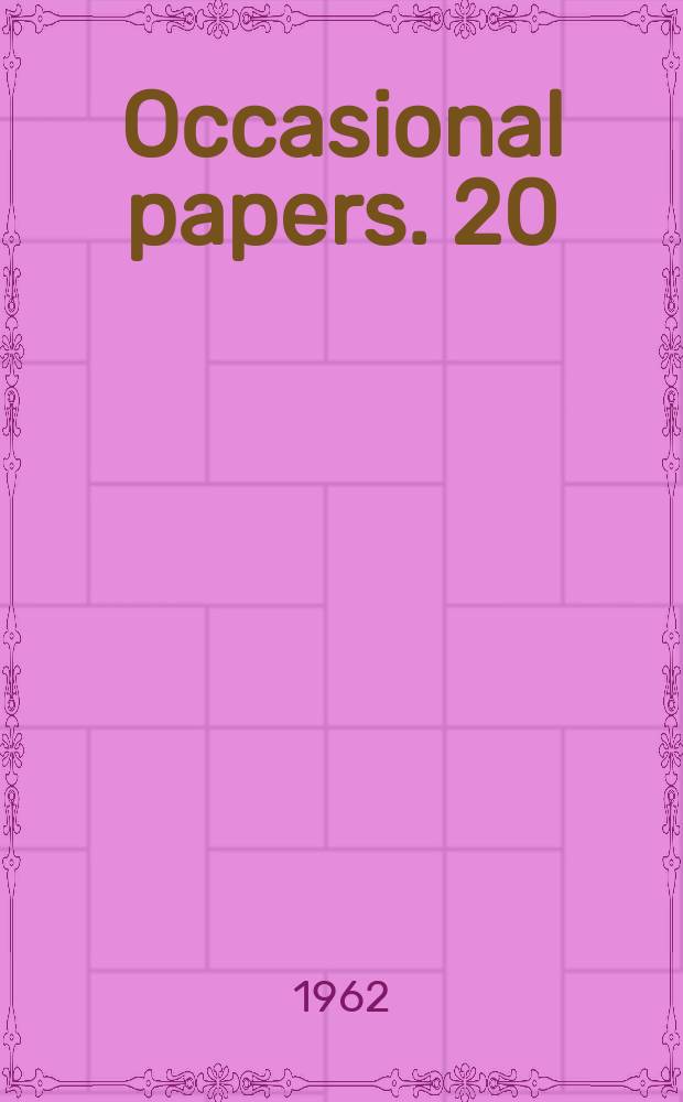 Occasional papers. 20 : Investment and growth policies in British industrial firms