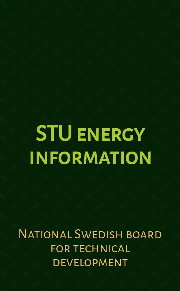 STU energy information