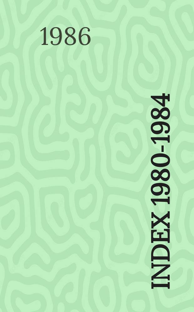 Index 1980-1984