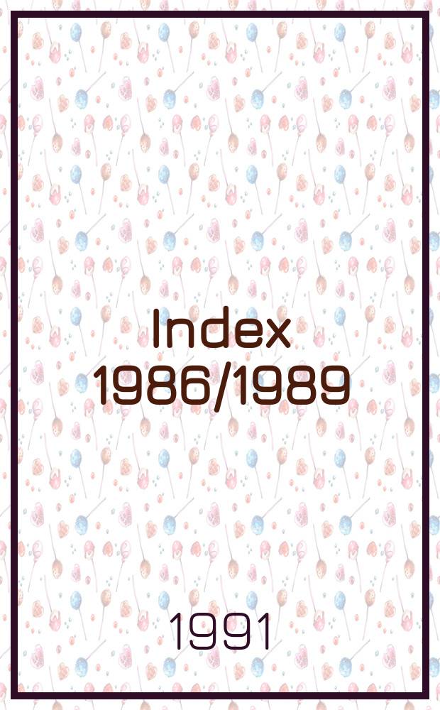 Index 1986/1989