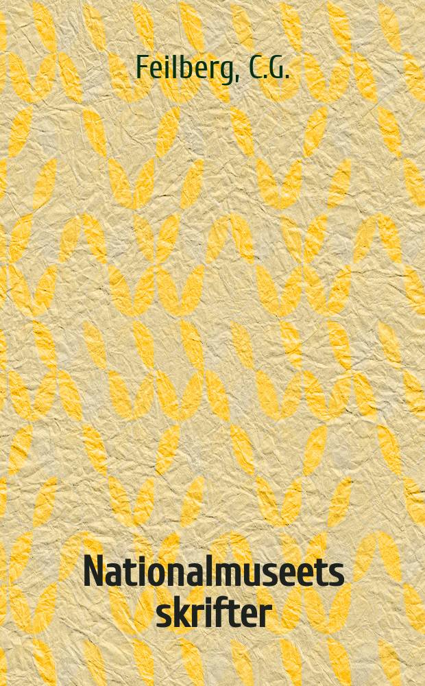 Nationalmuseets skrifter : Etnografisk r&aelig;kke. 2 : La tente noire