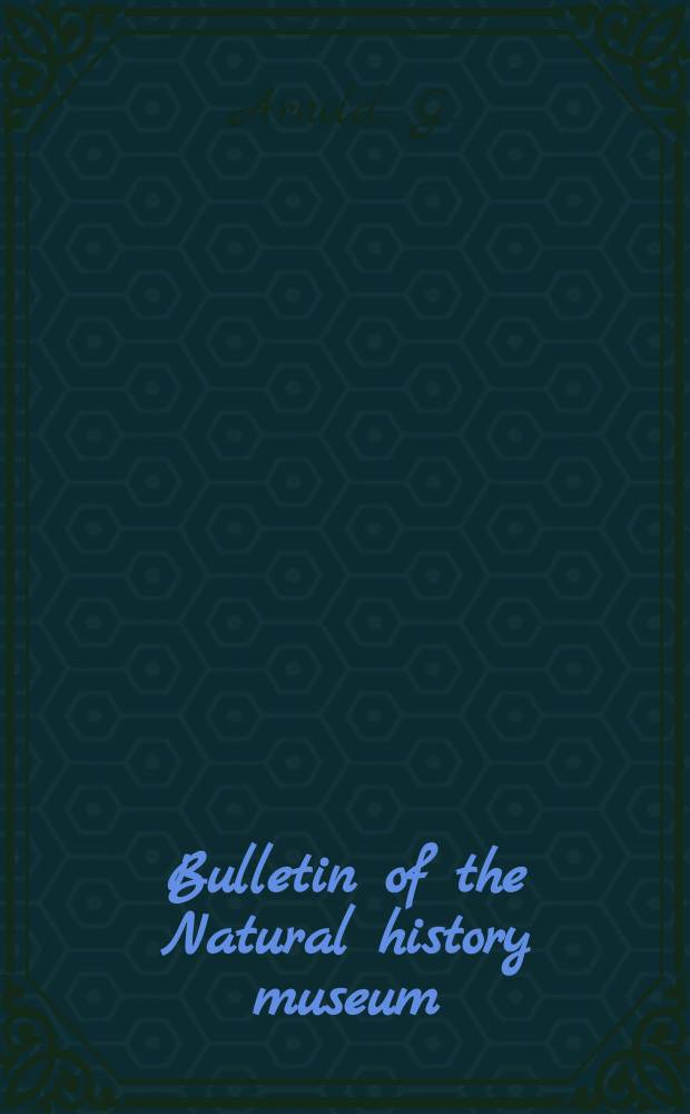Bulletin of the Natural history museum : Formerly Bulletin of the British museum (Natural history). Vol.2 №3 : Sphecidae and Pompilidae (Hymenoptera) collected by mr. K.M. Guichard in West Africa and Ethiopia 1941- 1948
