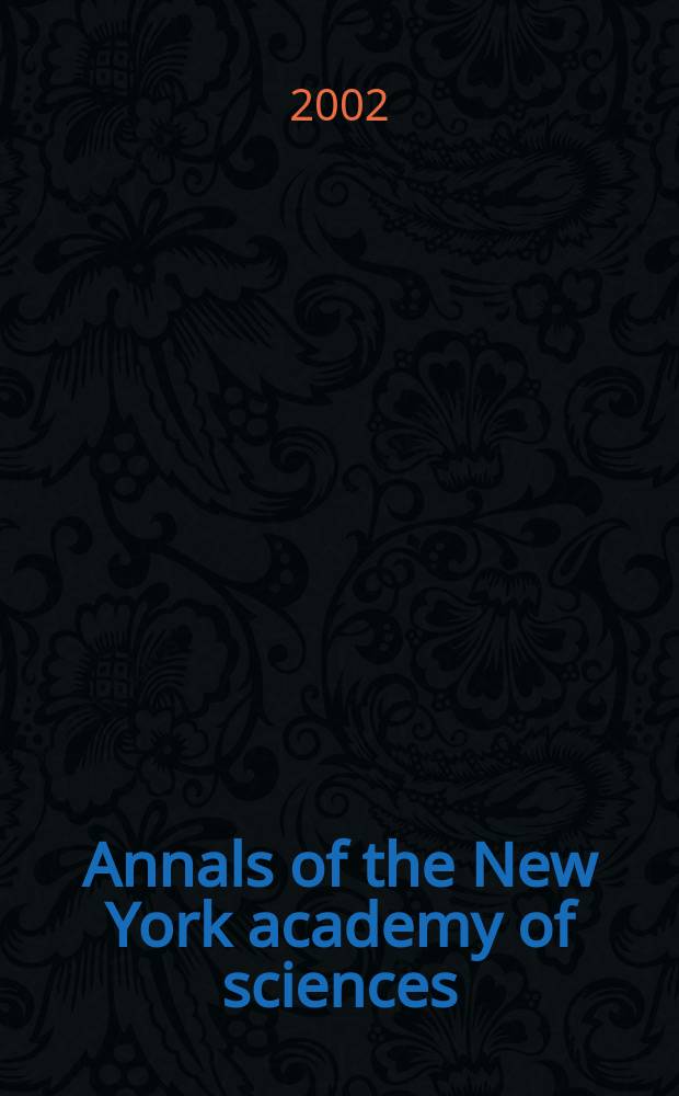 Annals of the New York academy of sciences : Late Lyceum of natural history. Vol.963 : Hormone-related tumors