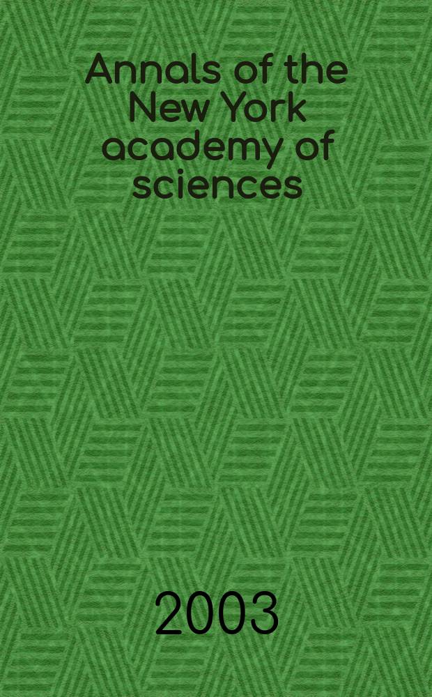 Annals of the New York academy of sciences : Late Lyceum of natural history. Vol.1001 : The self: from soul to brain