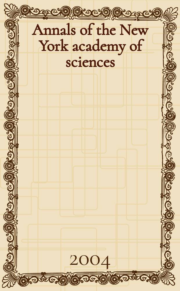 Annals of the New York academy of sciences : Late Lyceum of natural history. Vol.1021 : Adolescent brain development