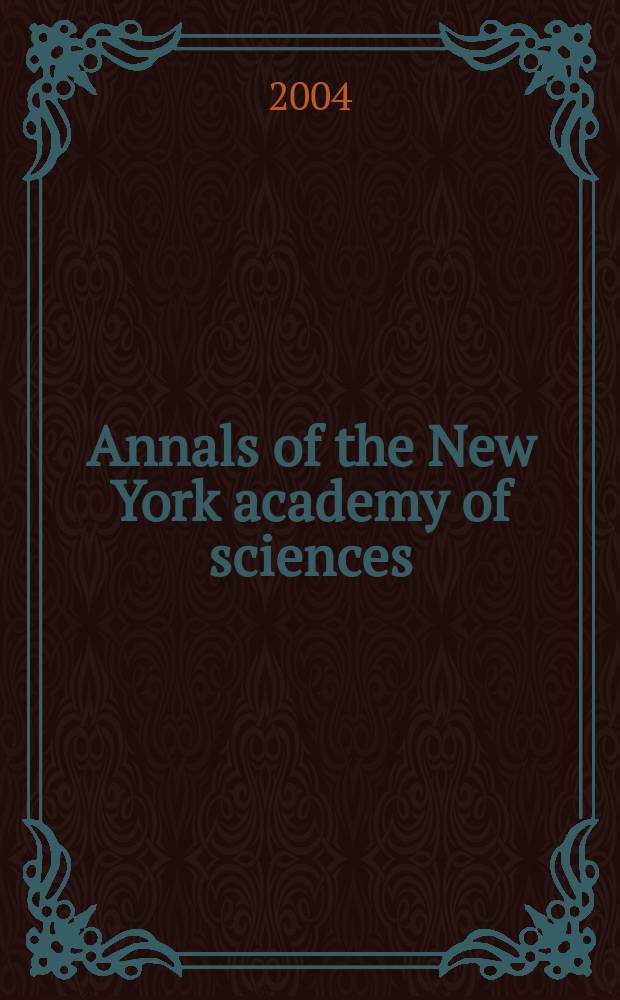 Annals of the New York academy of sciences : Late Lyceum of natural history. Vol.1038 : Understanding and optimizing human development
