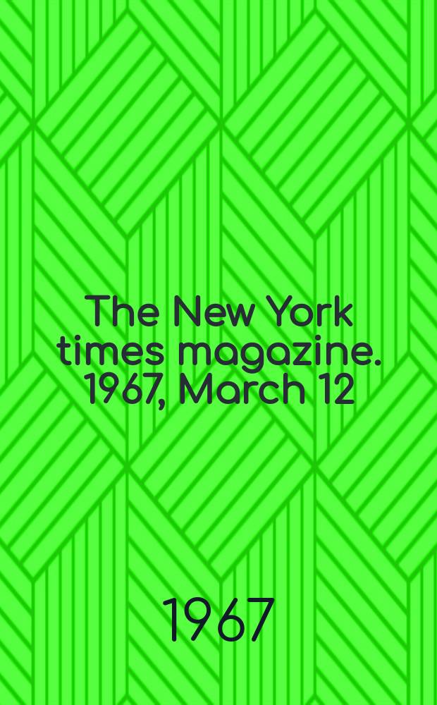 The New York times magazine. 1967, March 12(P.1-2 : Children's fashions)