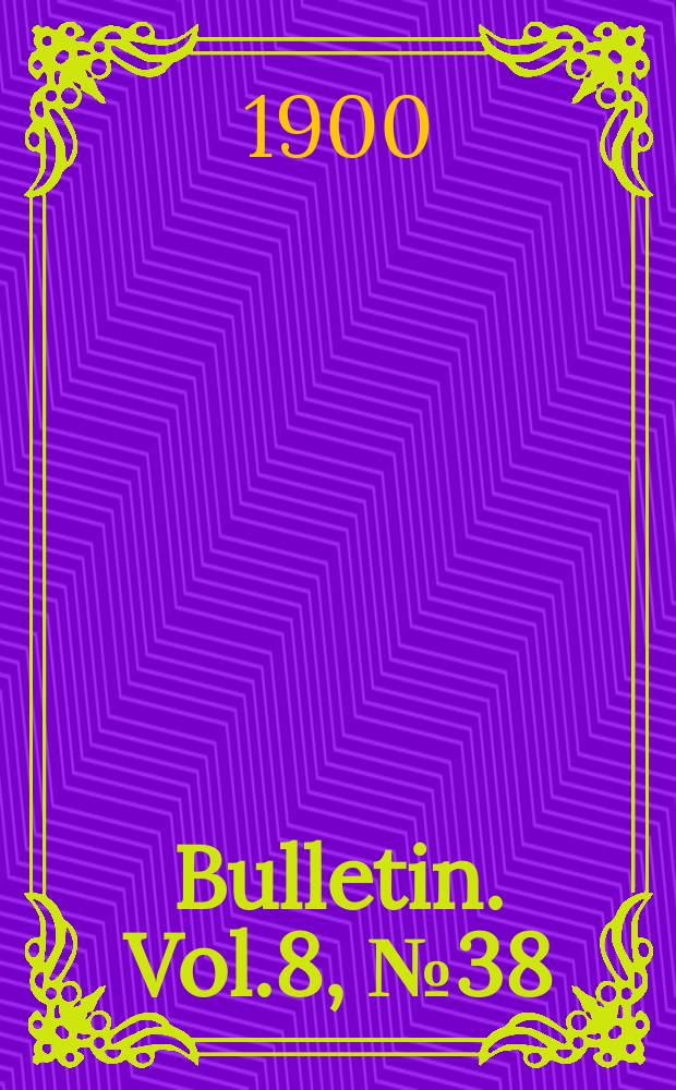 Bulletin. Vol.8, №38 : Key to the land Mammals of northeastern North America