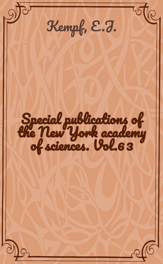 Special publications of the New York academy of sciences. Vol.6[3] : Abraham Lincoln's philosophy of common sense