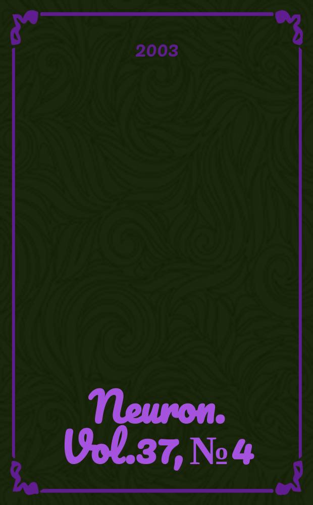 Neuron. Vol.37, №4