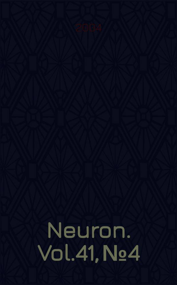 Neuron. Vol.41, №4