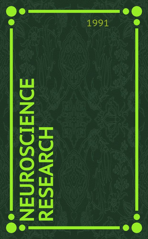 Neuroscience research : The offic. j. of the Japan neuroscience soc. Vol.12, №1 : Functional structures of the central nervous system