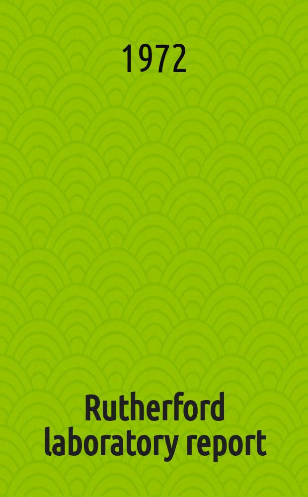 Rutherford laboratory report