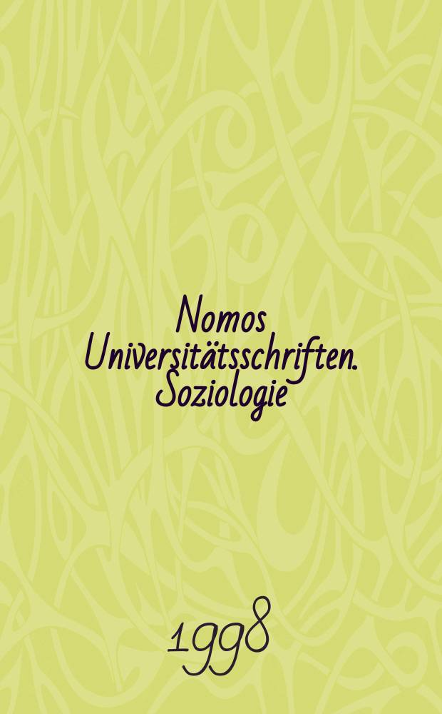 Nomos Universitätsschriften. Soziologie