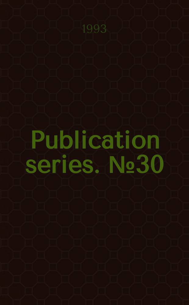 Publication series. №30 : Tax reform in the Nordic countries