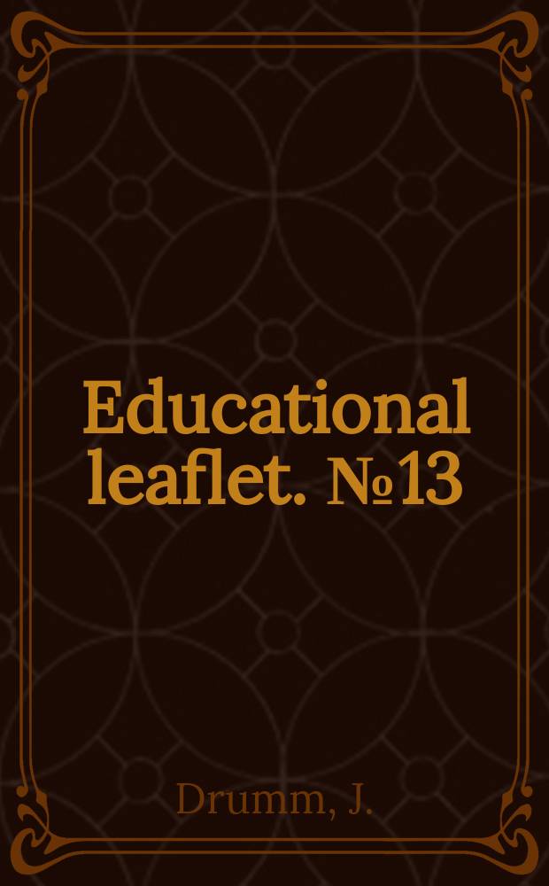 Educational leaflet. №13 : Mastodons and mammoths, Ice age elephants of New York