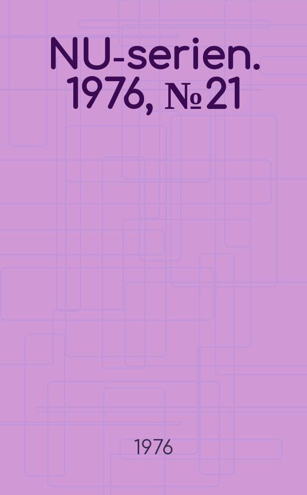NU-serien. 1976, №21 : (Nordkolt)