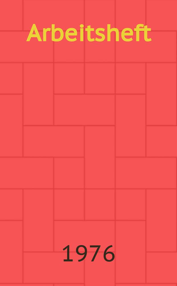 Arbeitsheft