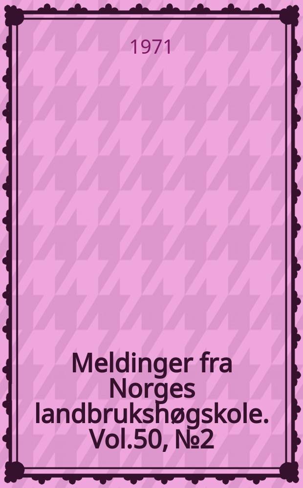 Meldinger fra Norges landbrukshøgskole. Vol.50, №2 : Selection index for quadratic and cubic models of the aggregate genotype